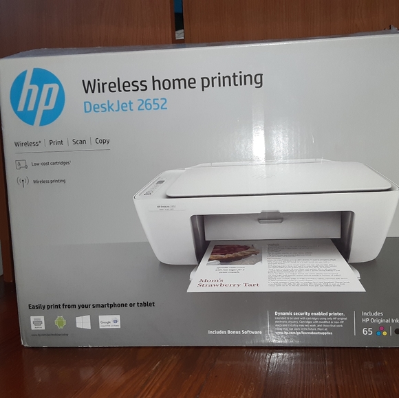 HP DeskJet 2652 wireless printer - Picture 1 of 15